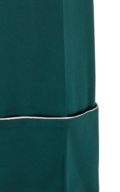 Shop Monse Wide Leg Pajama Pant In Green