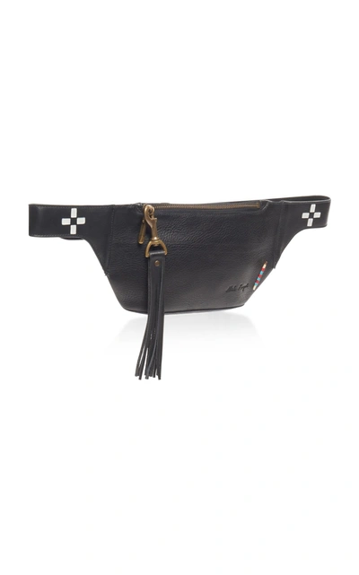 Shop Nick Fouquet Hand-painted Leather Fanny Pack In Brown