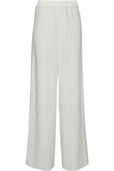 Shop Goen J Goen.j Woman Pants-wide Leg Off-white