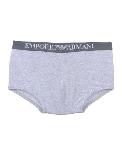 Shop Emporio Armani Boxers In Light Grey