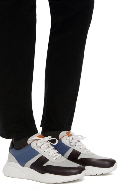 Shop Bally Bizard Calfskin Sneaker In Multi