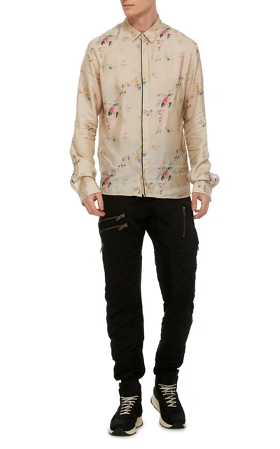 Shop Haider Ackermann Floral-print Long Sleeve Shirt
