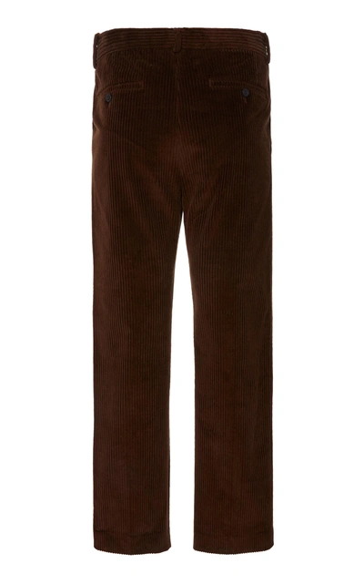 Shop Ami Alexandre Mattiussi Corduroy Pants In Brown