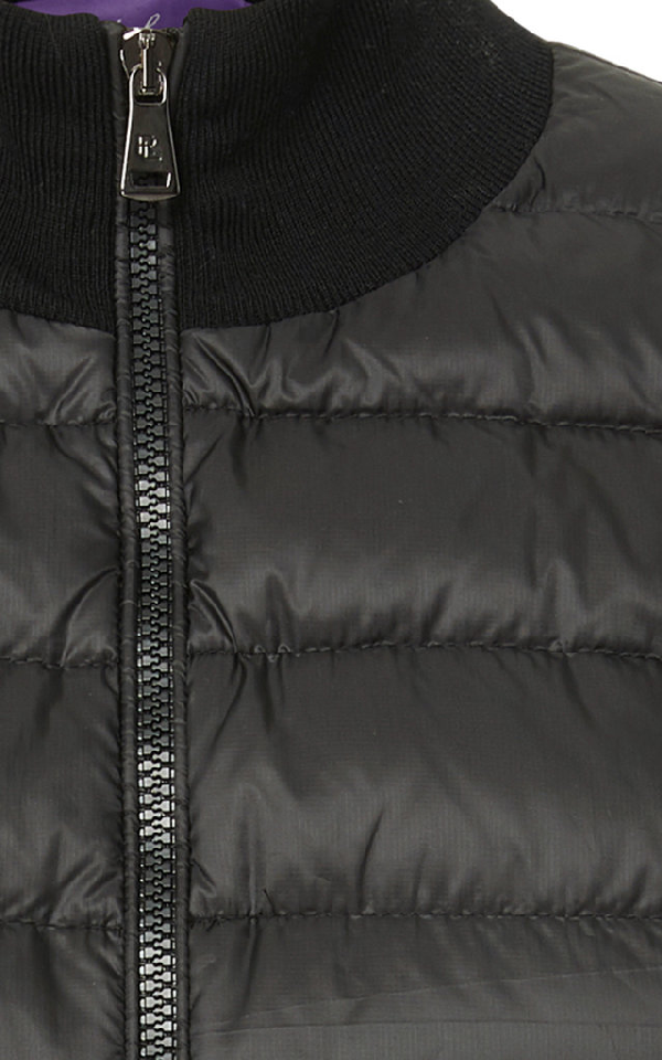 ralph lauren paneled stretch wool jacket