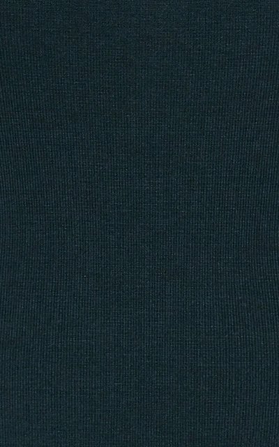 Shop Akris Cashmere Silk Knit Tank In Blue