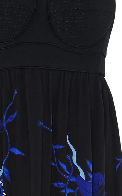 Shop Proenza Schouler Printed Silk-chiffon Maxi Dress