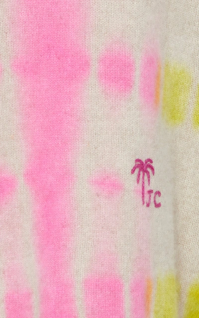 Shop The Elder Statesman M'onogrammable Tie Dyed Crewneck In Pink