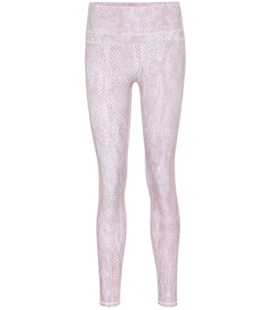 Shop Varley Biona 3/4 Printed Leggings In Pink