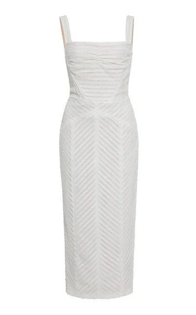 Shop Rachel Gilbert Pippin Textured Dress In White