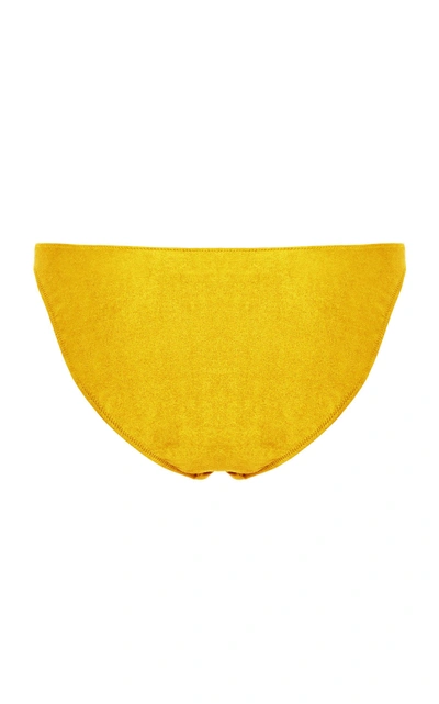 Shop Monica Hansen Start Me Up Bikini Bottom In Yellow