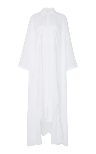 Shop Noon By Noor Beck Cotton Maxi Dress In White