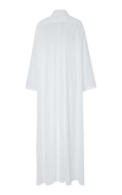 Shop Noon By Noor Beck Cotton Maxi Dress In White