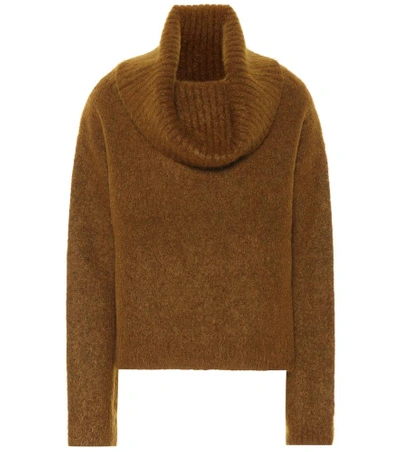 Shop Acne Studios Mohair-blend Sweater In Brown