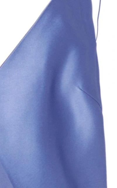 Shop Dion Lee Tessellate Cami Dress In Blue