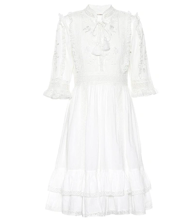 Shop Ulla Johnson Madison Cotton Dress In White
