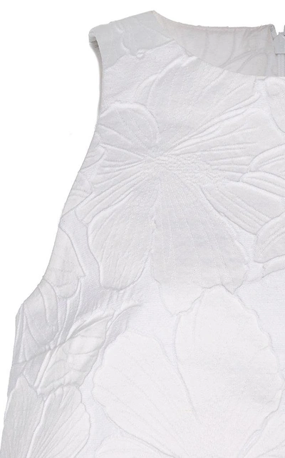Shop Hiraeth Francine Cotton Blend Crop Top In White