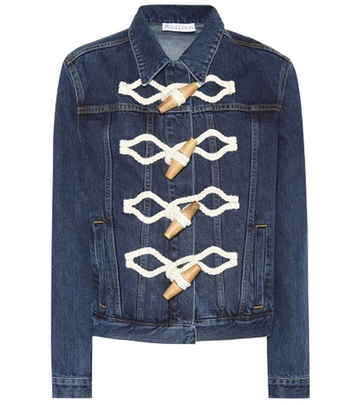 Shop Jw Anderson Exclusive To Mytheresa – Toggle Denim Jacket In Blue