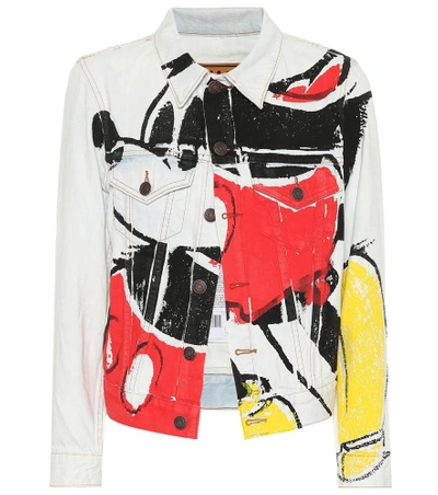Shop Marc Jacobs X Disney&reg; Printed Denim Jacket In White