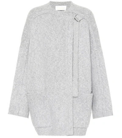 Shop Chloé Wool And Cashmere Sweater In Grey