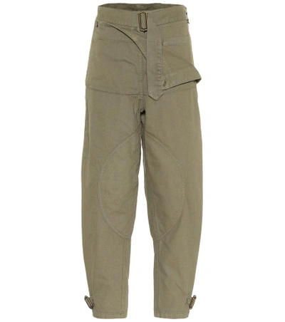 Shop Jw Anderson Cotton Pants In Green