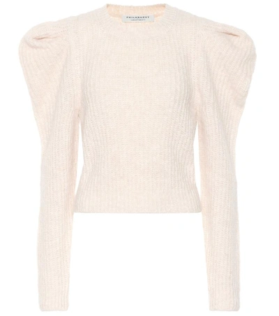 Shop Philosophy Di Lorenzo Serafini Alpaca And Wool-blend Sweater In White