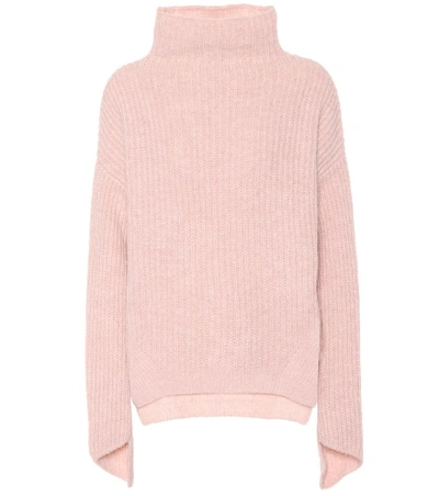 Shop 81 Hours Bay Alpaca And Wool-blend Sweater In Pink