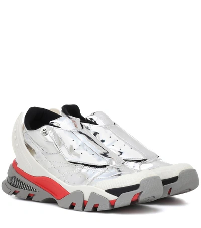 Shop Calvin Klein 205w39nyc Candessa Sneakers In Silver