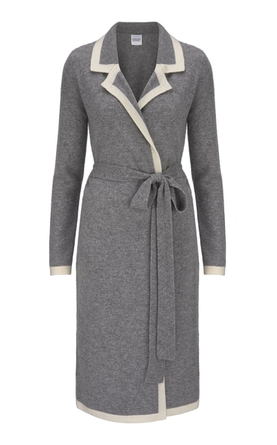 Shop Madeleine Thompson Ravenna Cashmere Robe In Grey