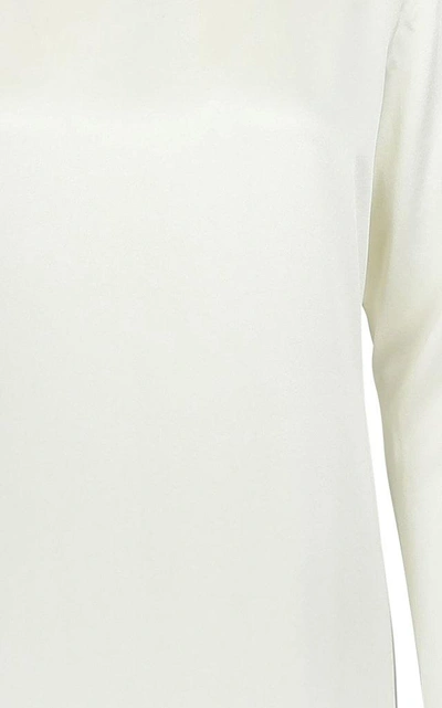 Shop La Collection Jacqueline Silk Maxi Dress In White