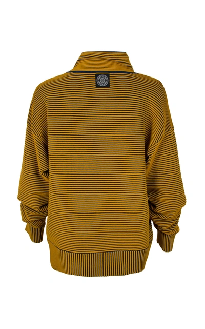 Shop Nagnata Rib Sweater In Yellow