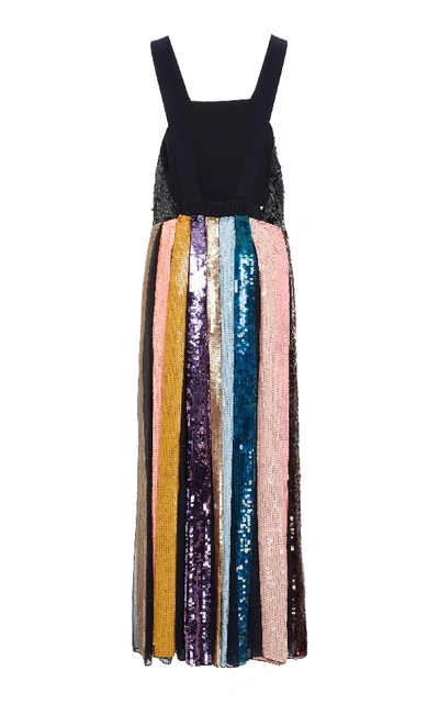 Shop Tibi Multi Sequin Overall Dress