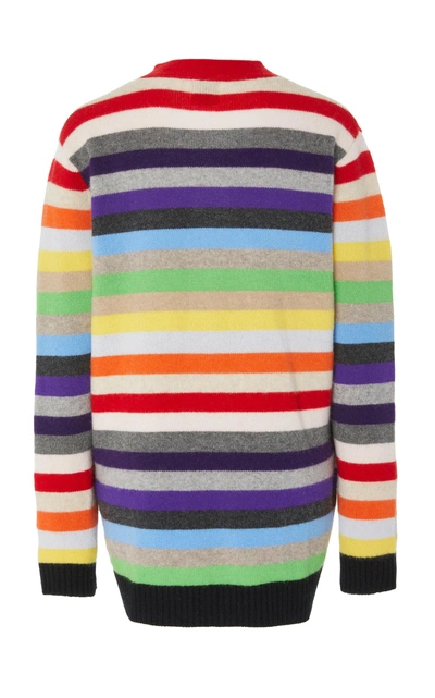 Shop Madeleine Thompson Rimini Striped Cardigan