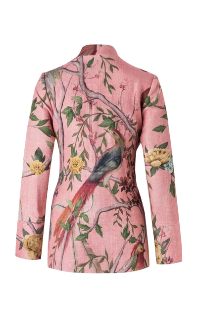 Shop Maison Alma Paraiso Rose Wrap Coat In Pink