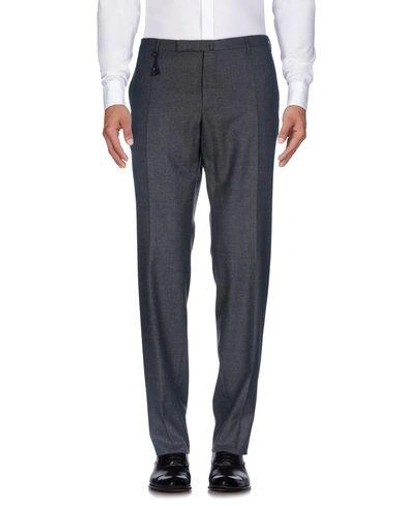 Shop Incotex Man Pants Steel Grey Size 40 Wool