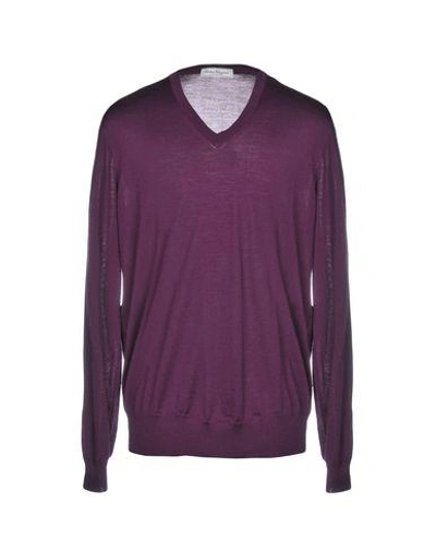 Shop Ferragamo Sweater In Purple