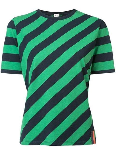 Shop Kule Striped T-shirt - Green