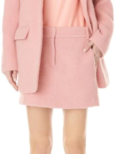 Shop Tibi Tweed Mini Skirt In Pink Haze