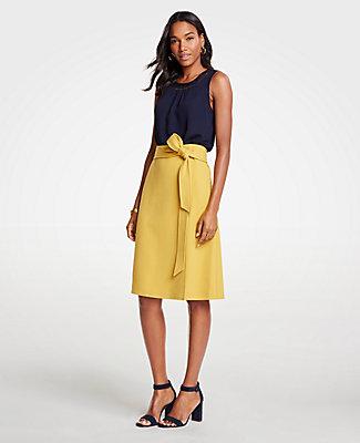 tie waist wrap skirt