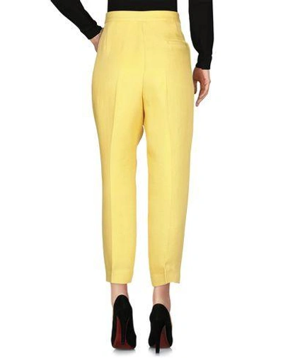 Shop Rochas Casual Pants In Yellow