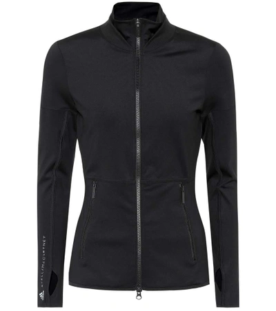 Shop Adidas By Stella Mccartney Midlayer Track Jacket In Black