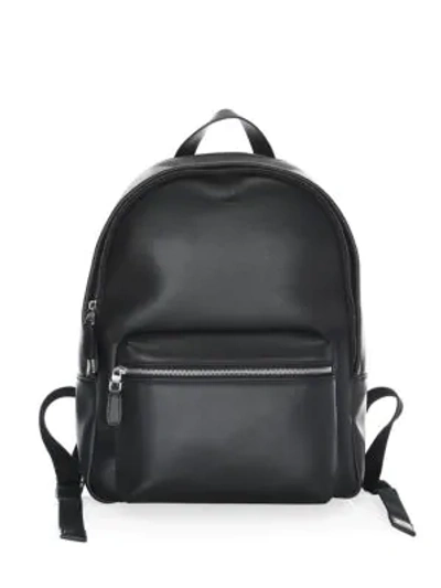 Shop Dunhill Hamstead Leather Backpack In Black