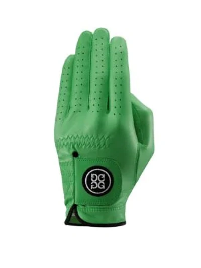 Shop G/fore Left-hand Leather Golf Glove In Clover