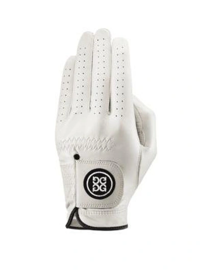 Shop G/fore Left-hand Leather Golf Glove In Clover