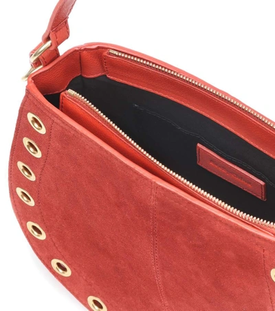 Shop See By Chloé Medium Kriss Leather Shoulder Bag In Red