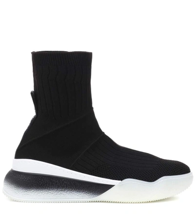 Shop Stella Mccartney Loop Sneakers In Black