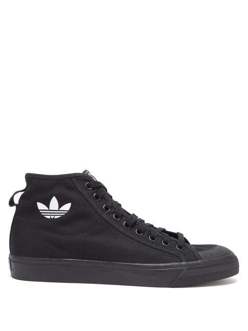 adidas nizza high tops black