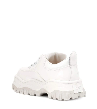 Shop Eytys Angel Patent Leather Sneakers In White