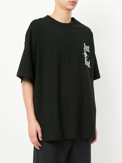 Shop Wooyoungmi Printed T-shirt - Black