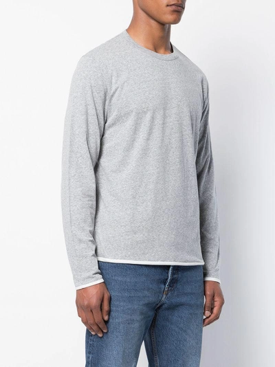Shop Alex Mill Longsleeved T-shirt - Unavailable In Grey
