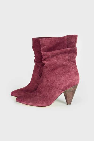 Shop Joie Gabbissy Suede Boot In Blackberry Fw